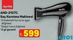 APRİLLA AHD-2127C SAÇ KURUTMA MAKİNESİ fiyat ve kampanya bilgisi